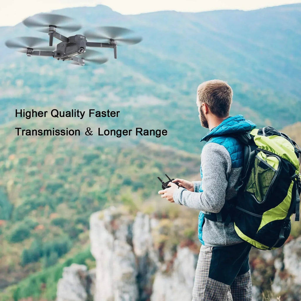 Camera , Brushless Fits Foldable Flight Minutes with Time, Waypoint Adults, 30 Carrying Pro 4K with Case with Motors, for Follow Camera Quadcopter Drone F24 Contixo Me,