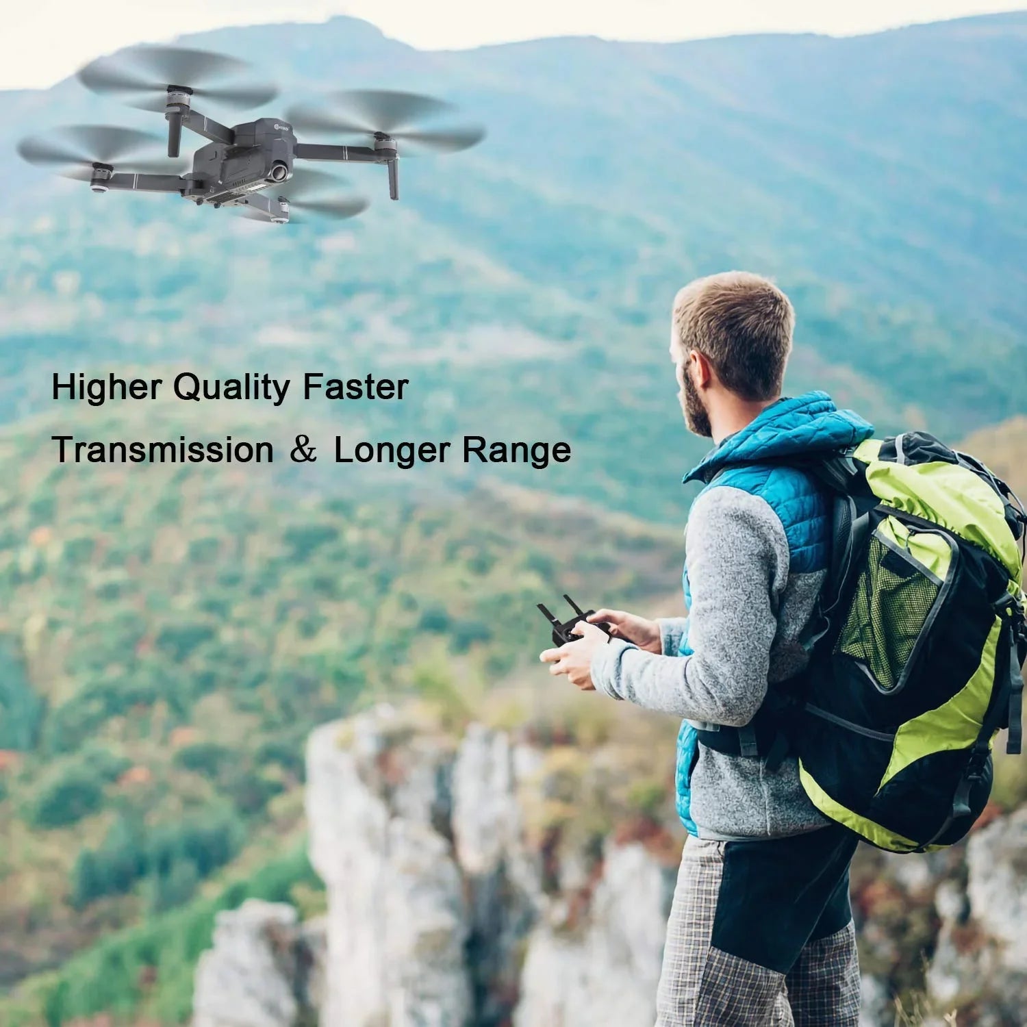Camera , Brushless Fits Foldable Flight Minutes with Time, Waypoint Adults, 30 Carrying Pro 4K with Case with Motors, for Follow Camera Quadcopter Drone F24 Contixo Me,