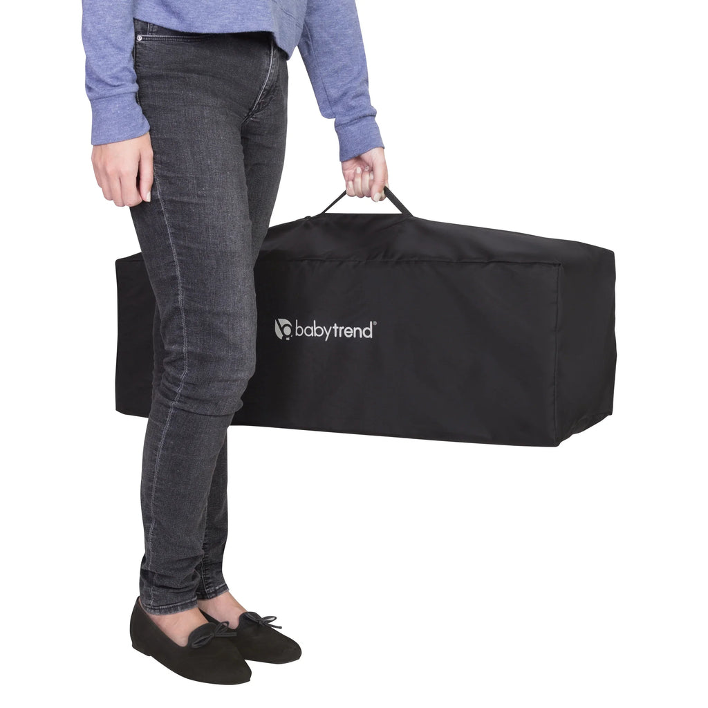with Twinkle Flat Trend Unisex Bassinet Portable Grey, Playard – Baby