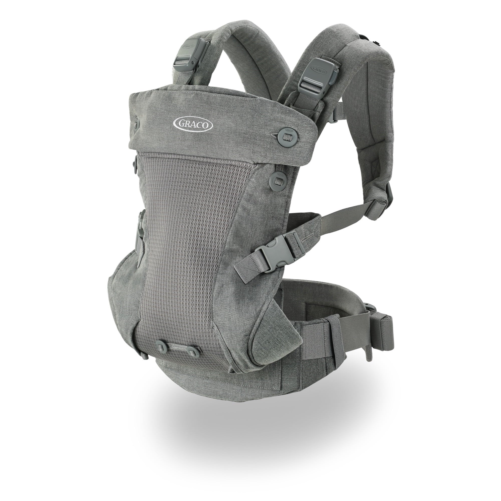 Mineral Me Baby 4-in-1 Gray Carrier, Cradle Graco