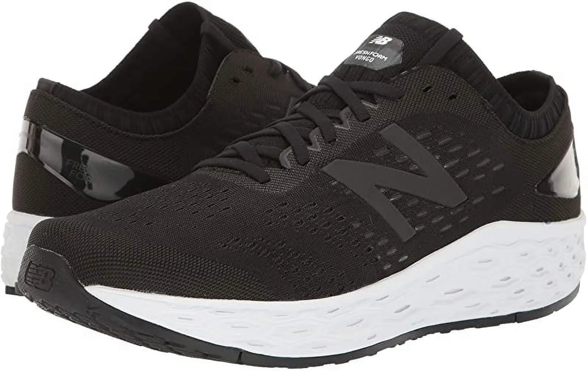 US New Black/Black Shoe, 8.5 Balance Men's Vongo V4 Running D(M) Metallic,