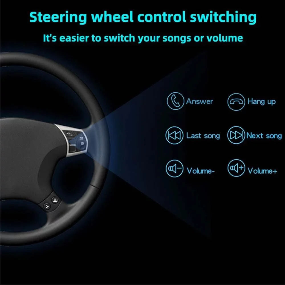 Camera Stereo Car with FM Din 7 Car Bluetooth Mirror Screen Radio Receiver with Backup Radio Link Audio and Inch USB Touch Remote Control Double