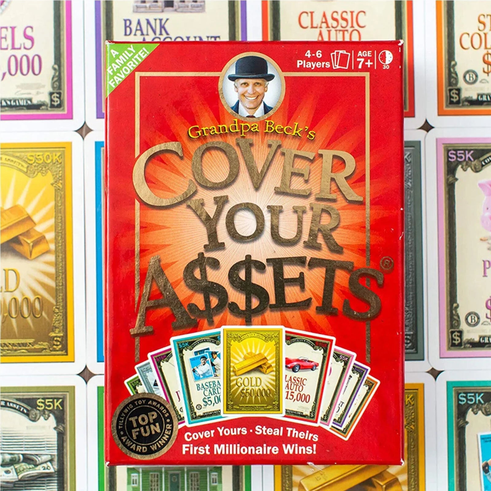 Assets Family-Friendly Game Collecting Grandpa Fun Becks Shield Set Toy Card Your