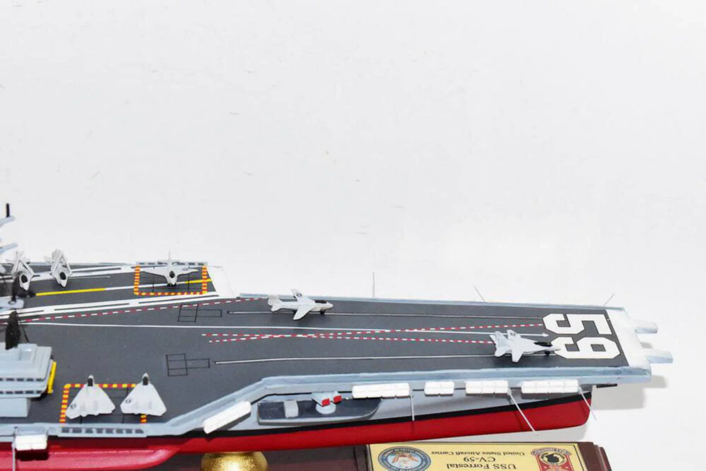 Class,Mahogany Model,Navy,Scale Model,Forrestal Carrier Forrestal -59 Aircraft