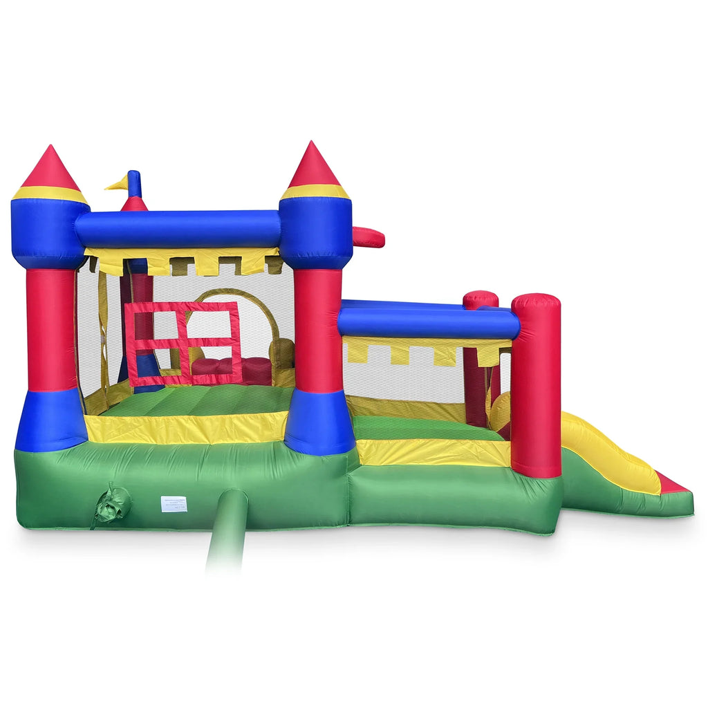 House for with Bouncer Kids Bounce 9 - Inflatable Blower Castle Cloud