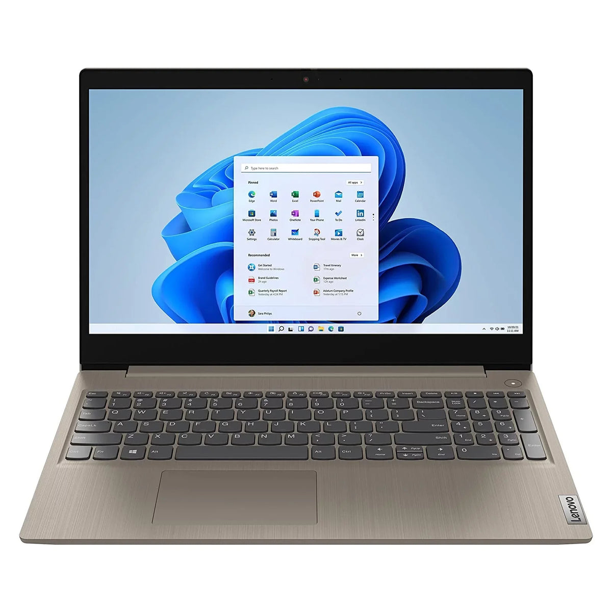 i3-1115G4 IdeaPad 256GB Lenovo 3 Refurbished SSD 15ITL05 Laptop 8GB Touchscreen Almond 15.6"