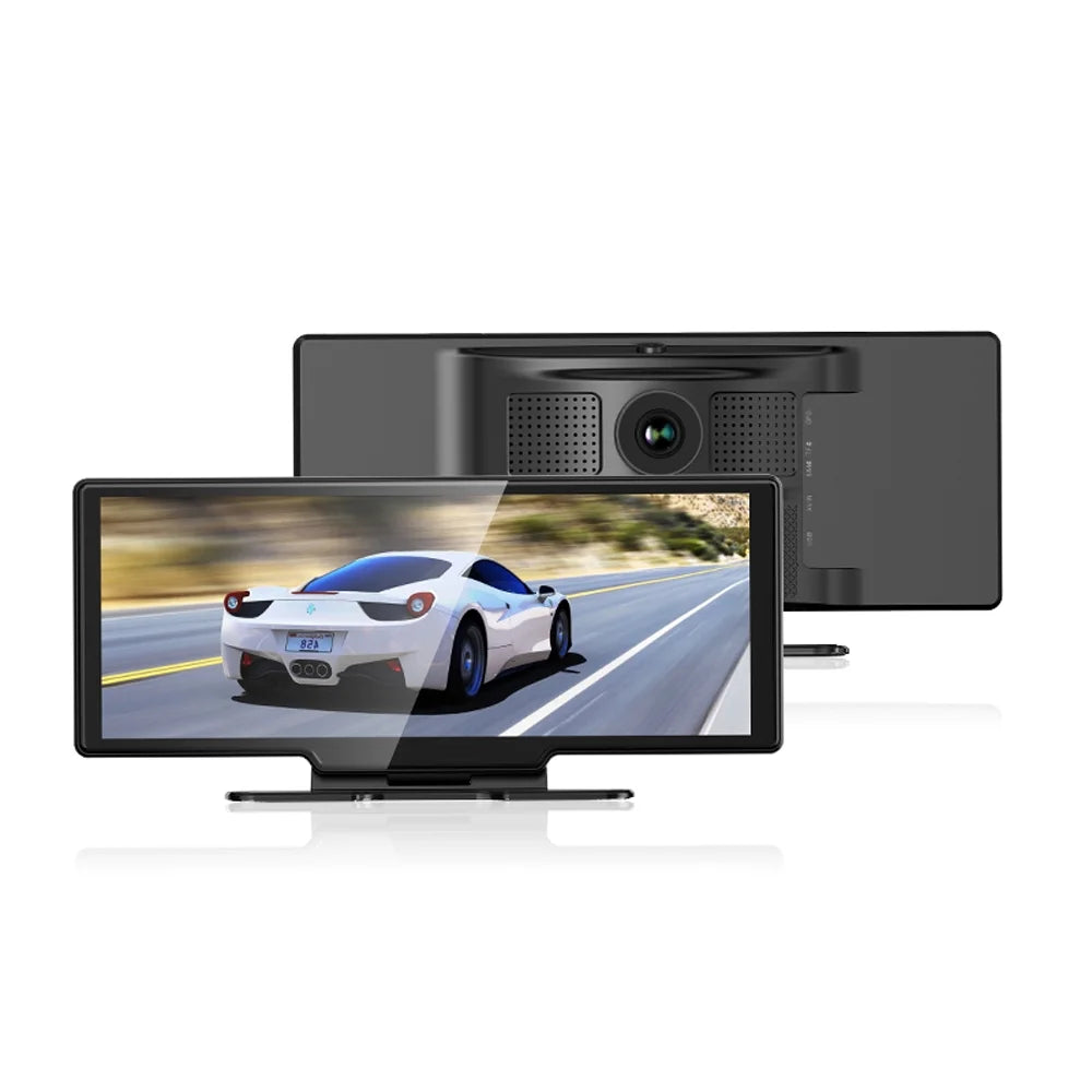 Touchscreen 4K Front Parking Recording, Recorder - Built-in Auto Monitor Cam Loop - Inch & WiFi 10.26 - G-Sensing, Rear Dash Supported - Hands-Free DVR Android Calling - Carplay, Driving