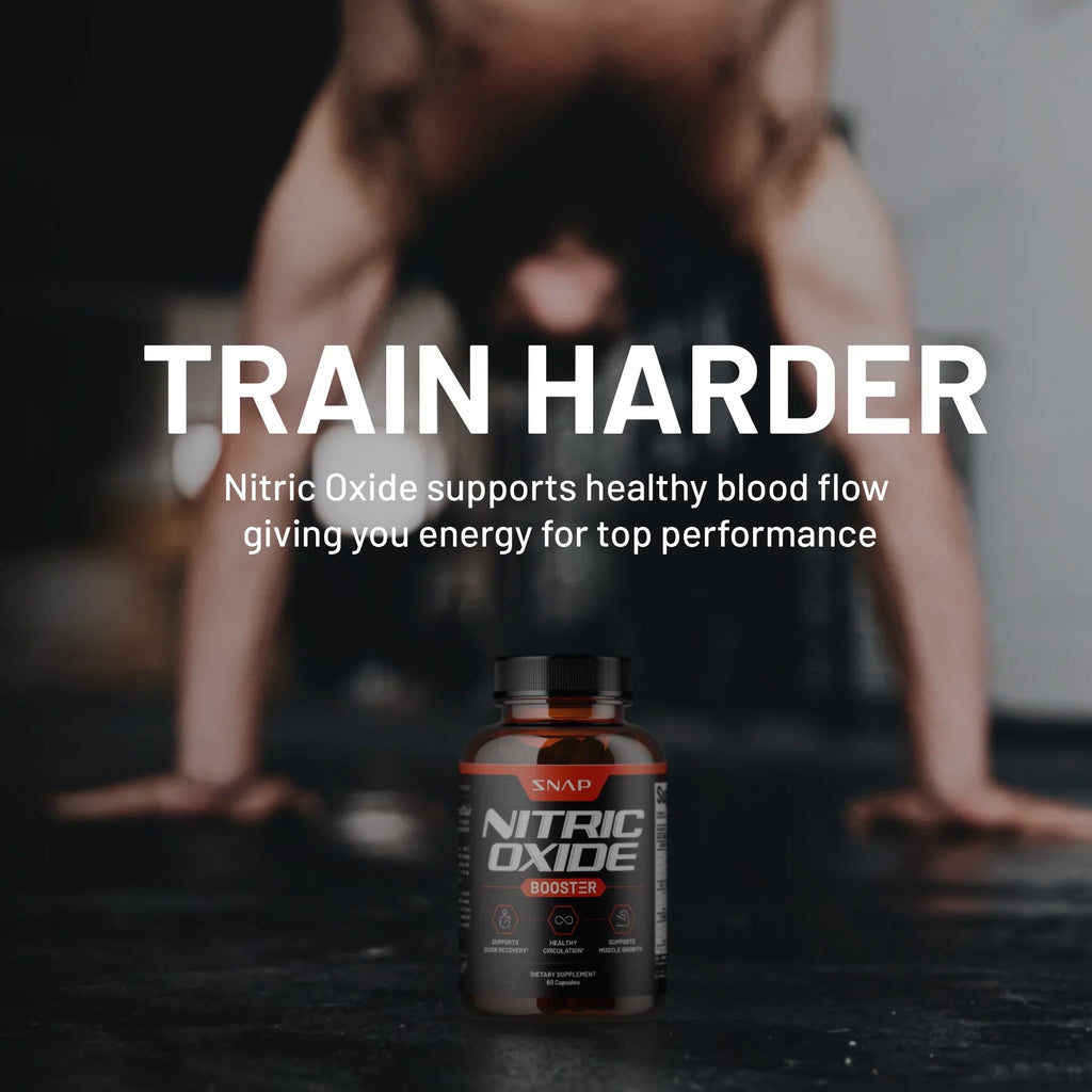 60 Supplement Oxide 90 Nitric Bundle, Health Capsules Snap Supplements and + Heart Booster