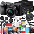and 40.5mm -6400L Sony Interchangeable-Lens and with Suite, Bundle Card, Camera -C Photo 16-50mm Editing Memory a6400 Battery Bag, Lens Camera Video Kit Mirrorless 64GB with Filter Camera
