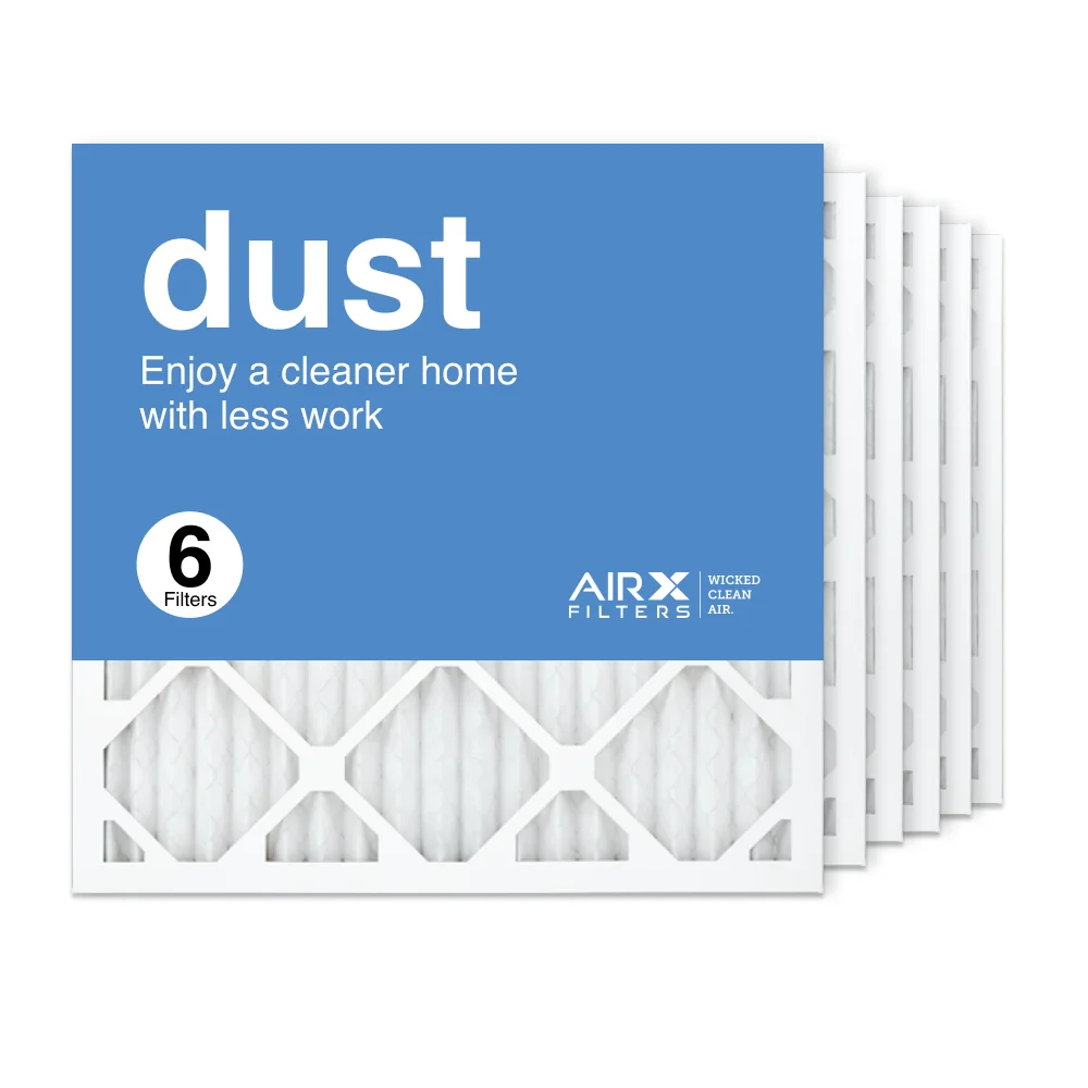 18x18x1 Made MERV Filters USA Dust the Filter 6-Pack, AIRx Filter, HVAC 8 Air AC in Furnace Air Pleated