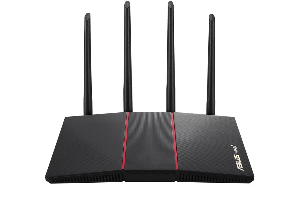 '- 4 Band 5 Network Asus x Gig... Speed Router x Port 4 - 1 6 External) - Band x Broadband - Antenna(4 -AX55 x 802.11ax Ethernet GHz Port - Wi-Fi Wireless /s 225 GHz Wireless 2.40 - -