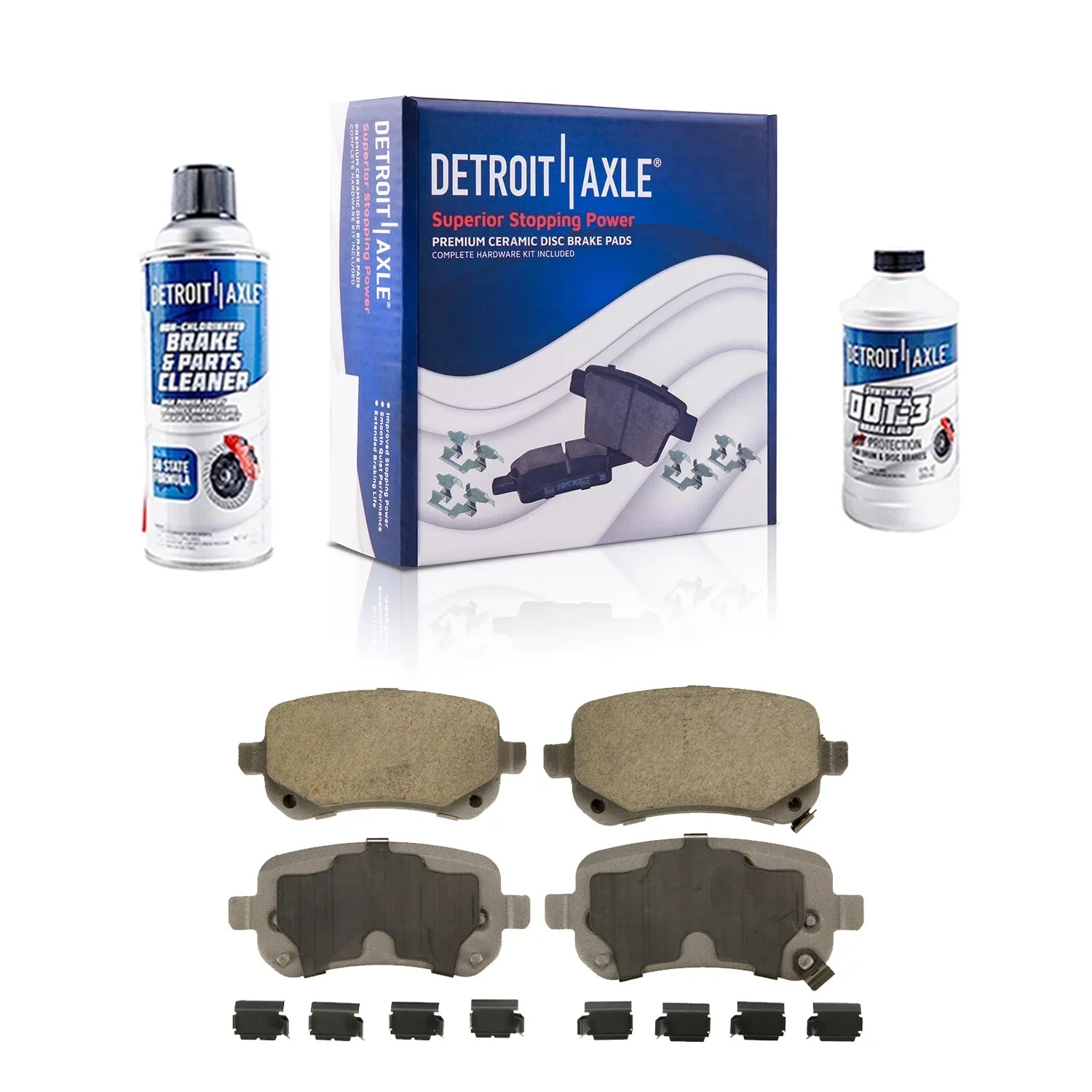 Calipers for Ceramic and Town Disc Dodge & Detroit Country - Brake Rear Brake Brake 2008-2012 Axle Pads Kit & Front Rotors Caravan, Brake Replacement Grand