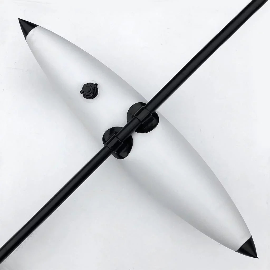 Gear Stabilizer Canoe PVC White Float Equipment / Kayak Premium Buoyant Outrigger liquid Standing Inflatable Fishing Beginners