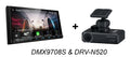 Car Dash Combo DRV-N520 Cam Auto Kenwood In & Dash Screen CarPlay Receiver Touch DMX9708S 6.95" Android
