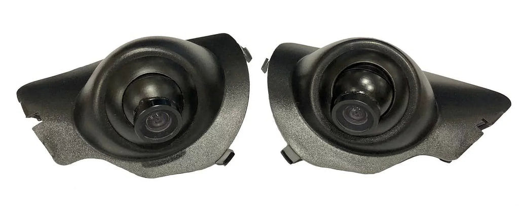 with Crux Multi For A/V Toyota and - Highlander Mounted Interface Integration Side Cameras Input Mirror View