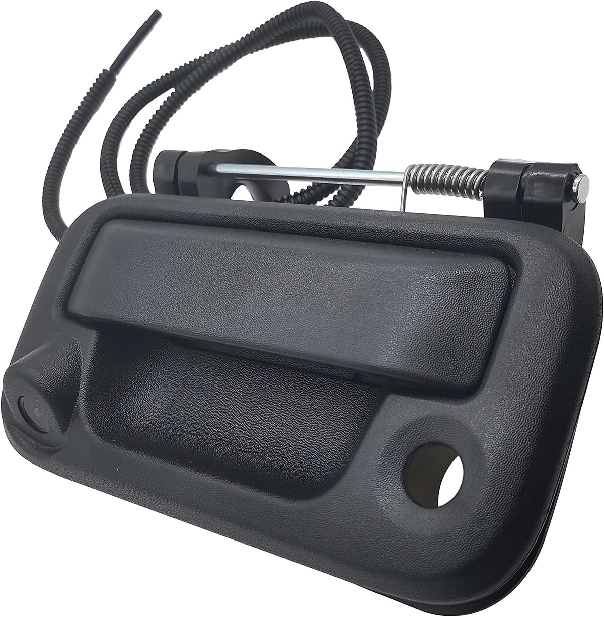 F450, (Black) with Compatible F550 F150, Tailgate F250, #8L3Z-9943400-AC, Camera, Handle OE: with F350,