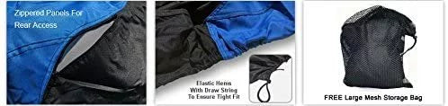 Ski & climate - Rain Kawasaki Includes Weatherproof ZXI - Protect Trailer - All Bag Jet 1995-1998 for Straps & Cover Contour 900 - Custom Color Fit from Blue/Black Sun! Storage Trailerable