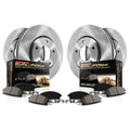 Power Rotor Stock Replacement 2019 Front KOE8359 Brake Stop Nissan Fits Kit Sentra and Rear Pad and