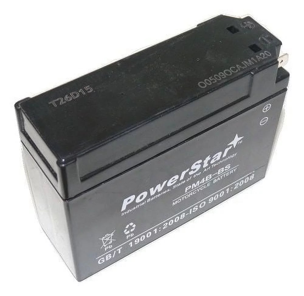 NEW SMF 12V Performance Battery High NEW Replacement Maintenance YT4B-BS Free