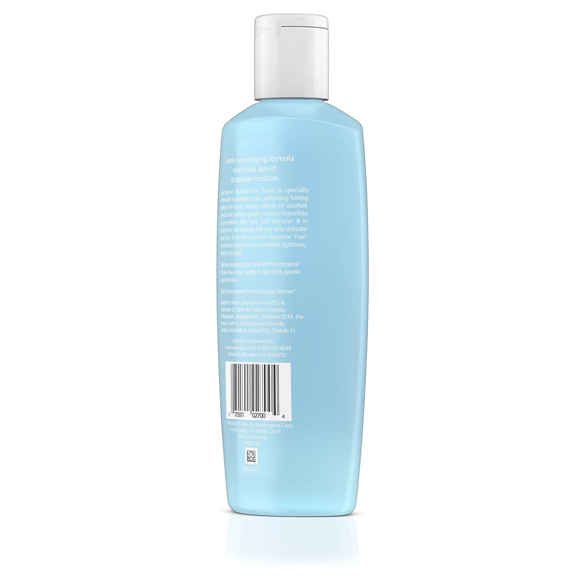 Toner, Facial with Neutrogena Hypoallergenic Alcohol-Free and Formula Oil-