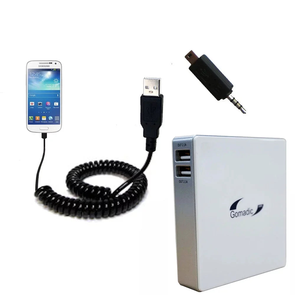 Technology Portable Capacity External TipExchange Pack Rechargeable Battery - Gomadic High with Samsung suitable S4 Charger Galaxy for the Mini
