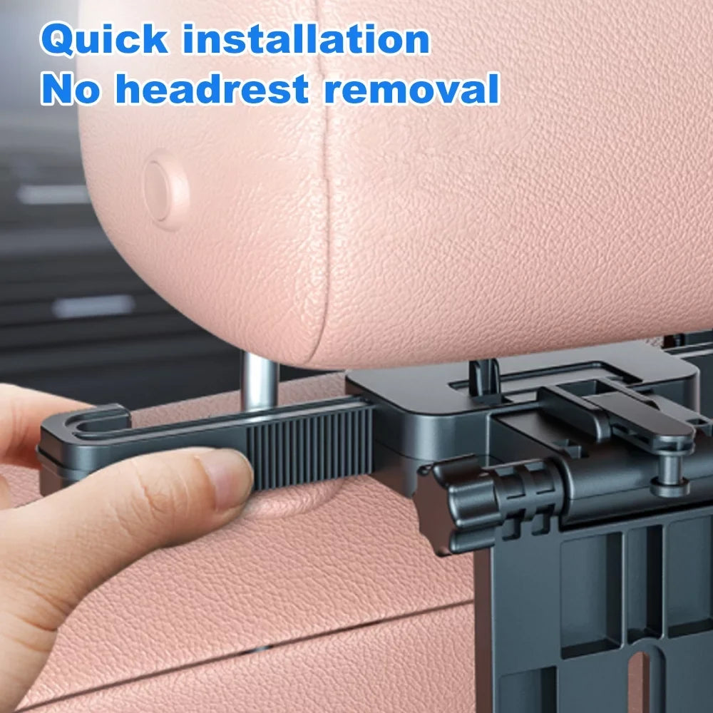 Tray, Table Car Multifunctional Eating Phone Car Writing, Holder with Black Adjustable Back Foldable Seat Aibecy Seat Car Working, Table Travel Food for
