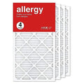 11 Allergy Air Pleated Furne Air 16X30x1 Filter Filter, In 4-Pk Made The