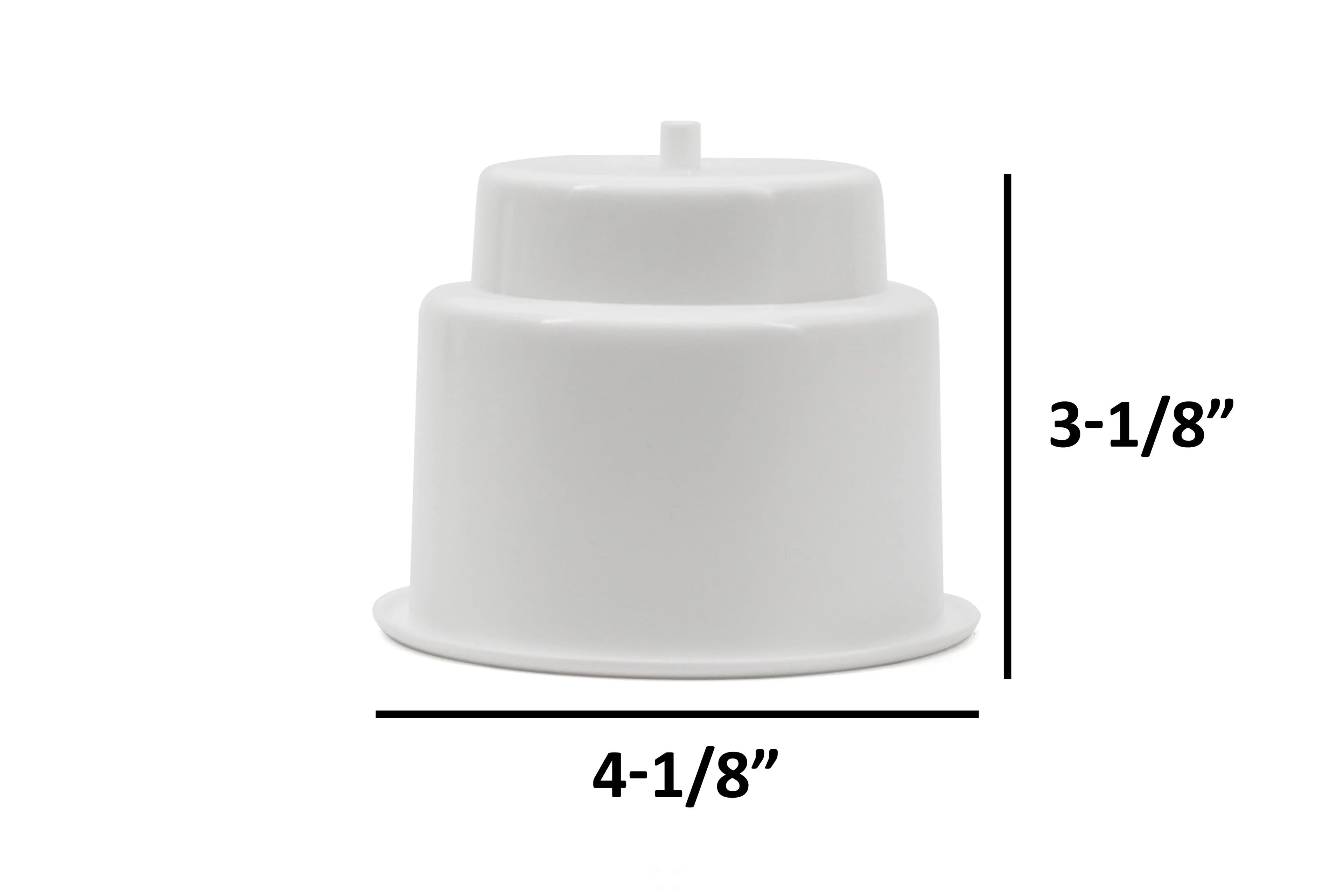 for Hound Camper Car Drop Inch Truck with Marine Pontoon Inch 3-1/2 4-1/8 White Holders 10 & Vessel Plastic Auto Red I.D. In Recessed Cup Motorhome Pocket O.D. Drain Insert Universal