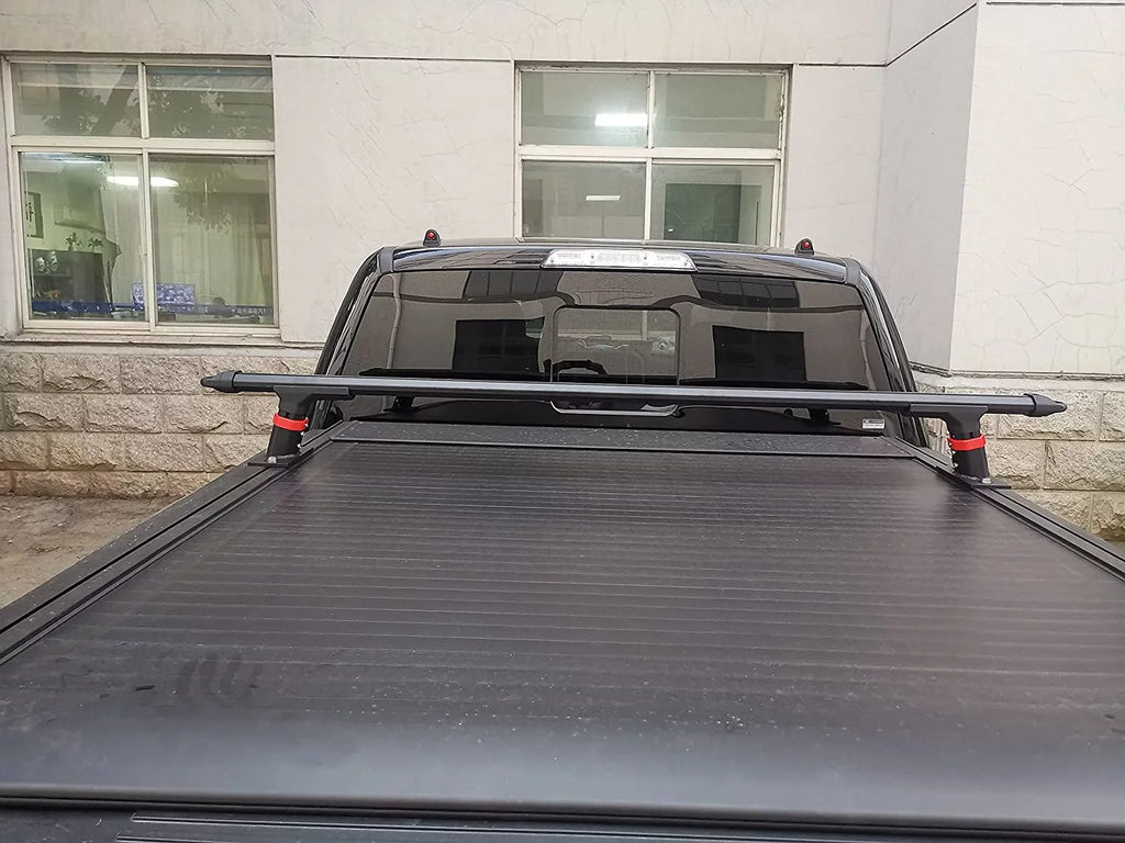 Shield Rack with T-Slot Extendable for Tonneau Pick-Up Rack Truck Bed Rail Universal Aluminum