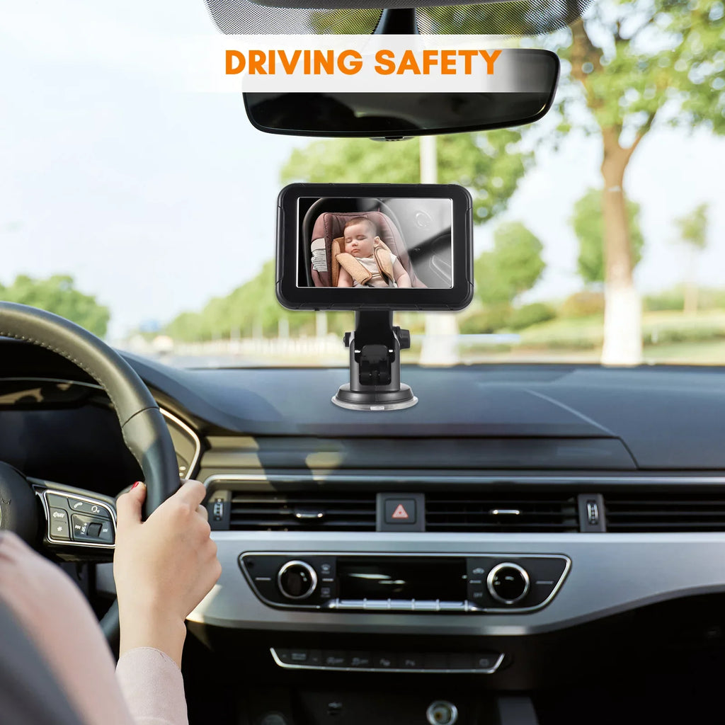 Wide Baby Car Inch 150° Dazzduo Wide Baby Seat Mirror 150° Baby View Seat Display Rear 5 5 Car Seat Baby View Seat Monitor Car Invigilator,Camera Car Vision Camera Mirror Inch Monitor 5 Display