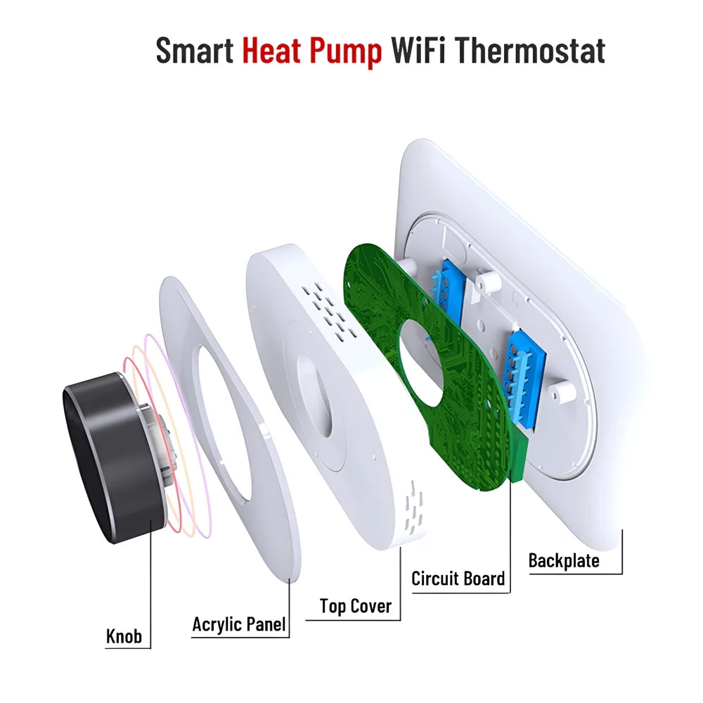 Lock Function for with Thermostat Heat Thermostat WiFi Temperature Protection Programmable Smart Child Pinnaco Pump Remote Control Voice Control IP20 Home