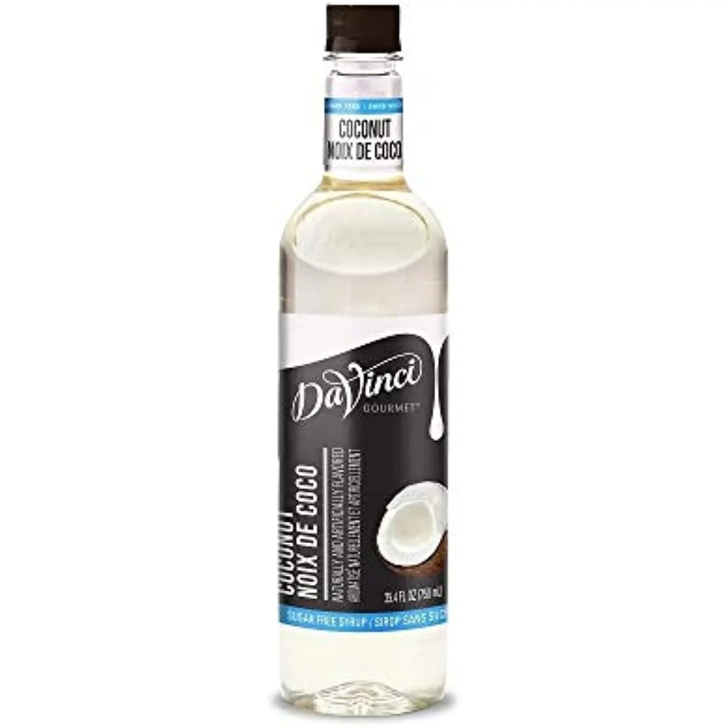 Syrup, Bottle Davinci Free Gourmet Ml Sugar Plastic 750 Coconut