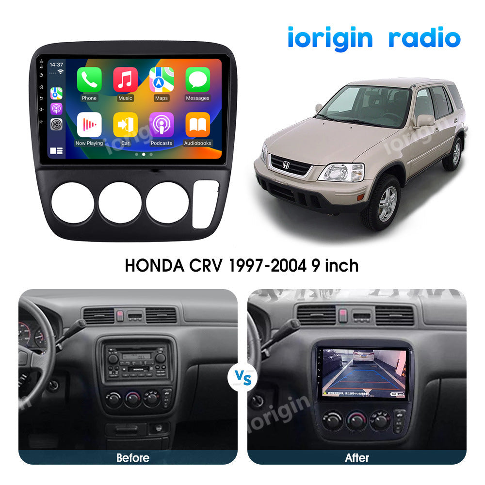 4-64GB Honda Radio For Carplay Android13 Car 1997-2001 Stereo