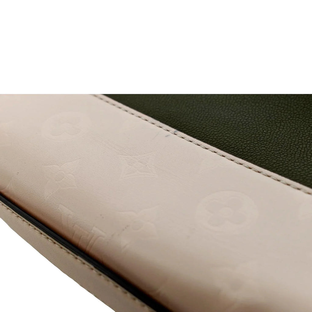 Khaki Leather Calfskin Green Saddle Very Bag Shoulder Pre-owned