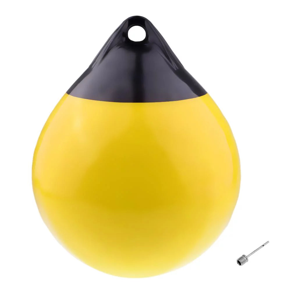 Buoy Yellow Inflatable Buoy Diameter.12 , Mooring Vessel