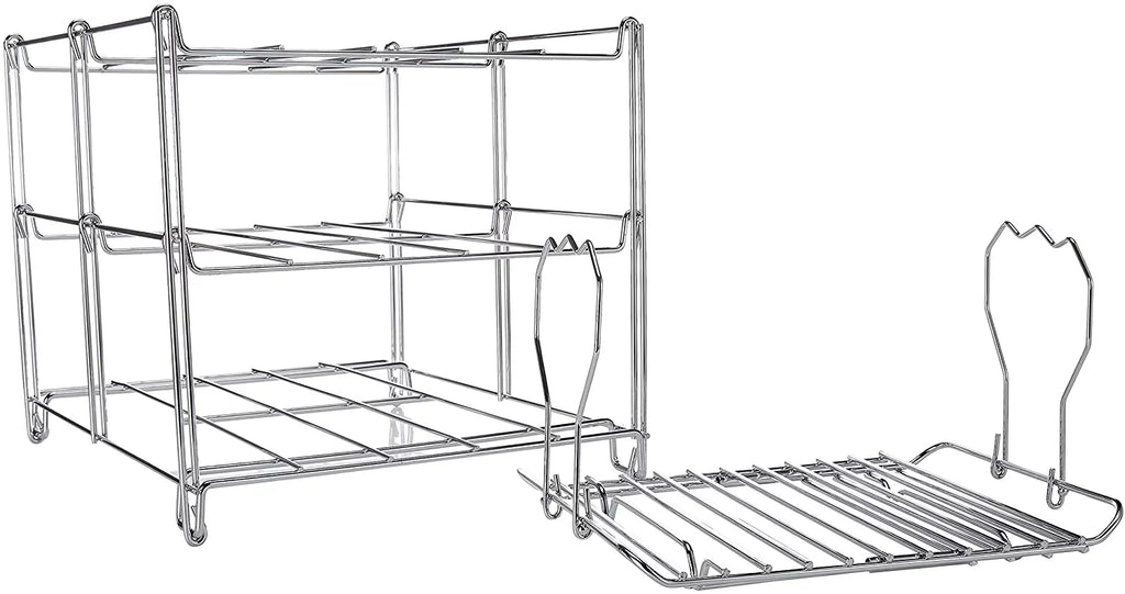 | Rack Lifter Roasting Saving Turkey For Oven Baking Space (1) Rack Multiple Includes Roasting Collapsible Turkey Rack Oven & (1) Oven | Tasks 3-Tier Rack And Lifter &