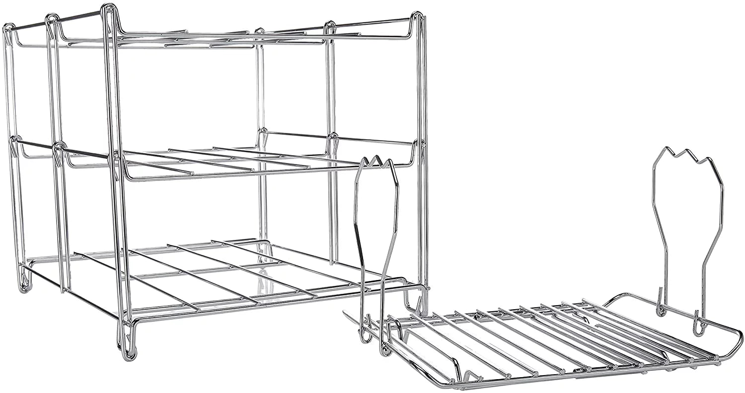 | Rack Lifter Roasting Saving Turkey For Oven Baking Space (1) Rack Multiple Includes Roasting Collapsible Turkey Rack Oven & (1) Oven | Tasks 3-Tier Rack And Lifter &