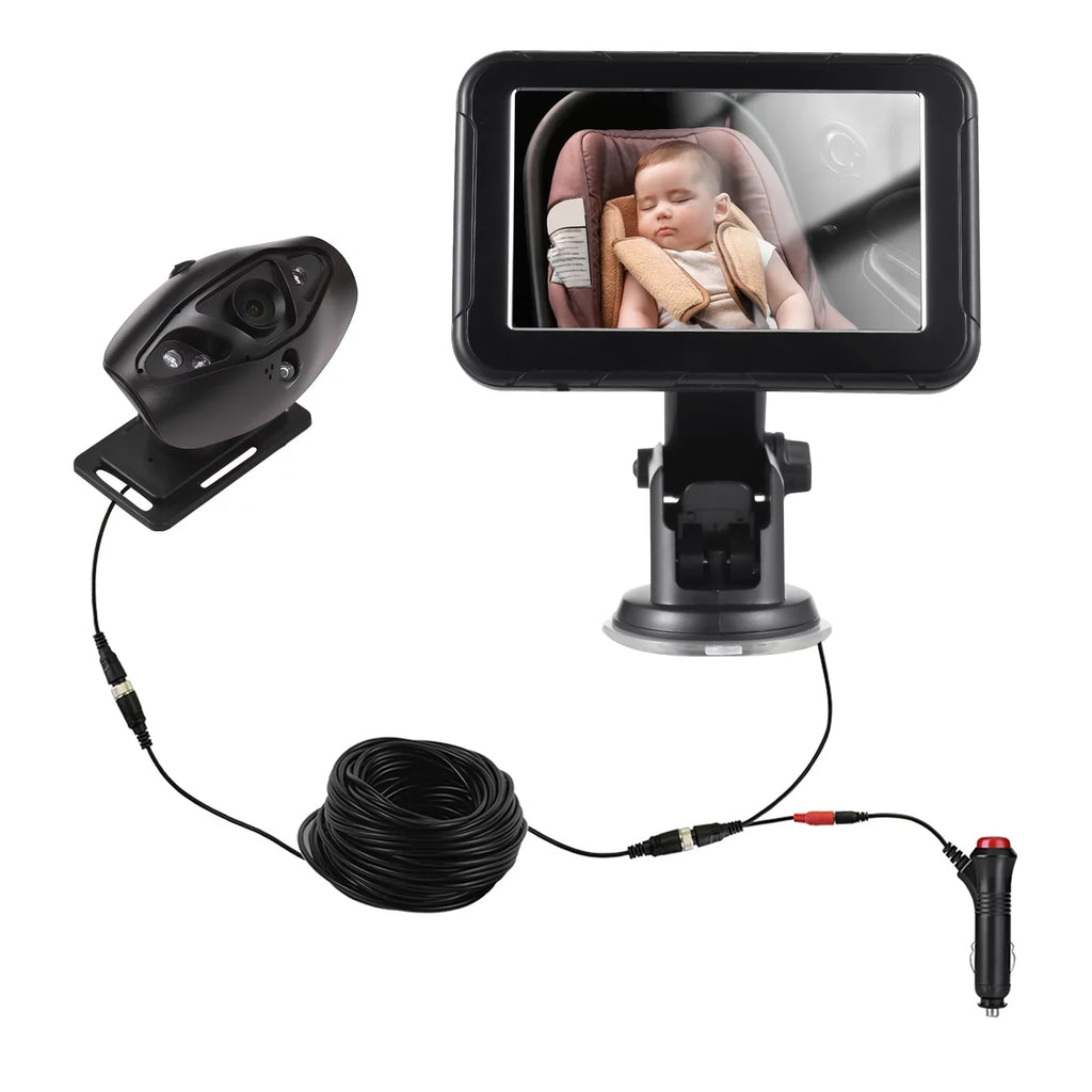 Wide Baby Car Inch 150° Dazzduo Wide Baby Seat Mirror 150° Baby View Seat Display Rear 5 5 Car Seat Baby View Seat Monitor Car Invigilator,Camera Car Vision Camera Mirror Inch Monitor 5 Display