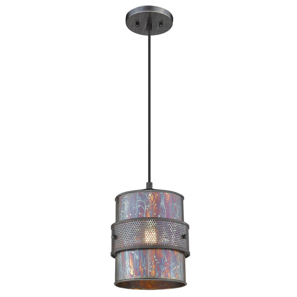 x Bronze x Ryker in. Patina HomeRoots Pendant 398260 8 1-Light 10.75 8