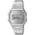 Silver Watch A168WEM-7VT Digital Vintage