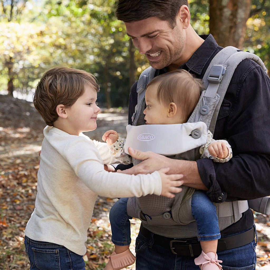 Mineral Me Baby 4-in-1 Gray Carrier, Cradle Graco