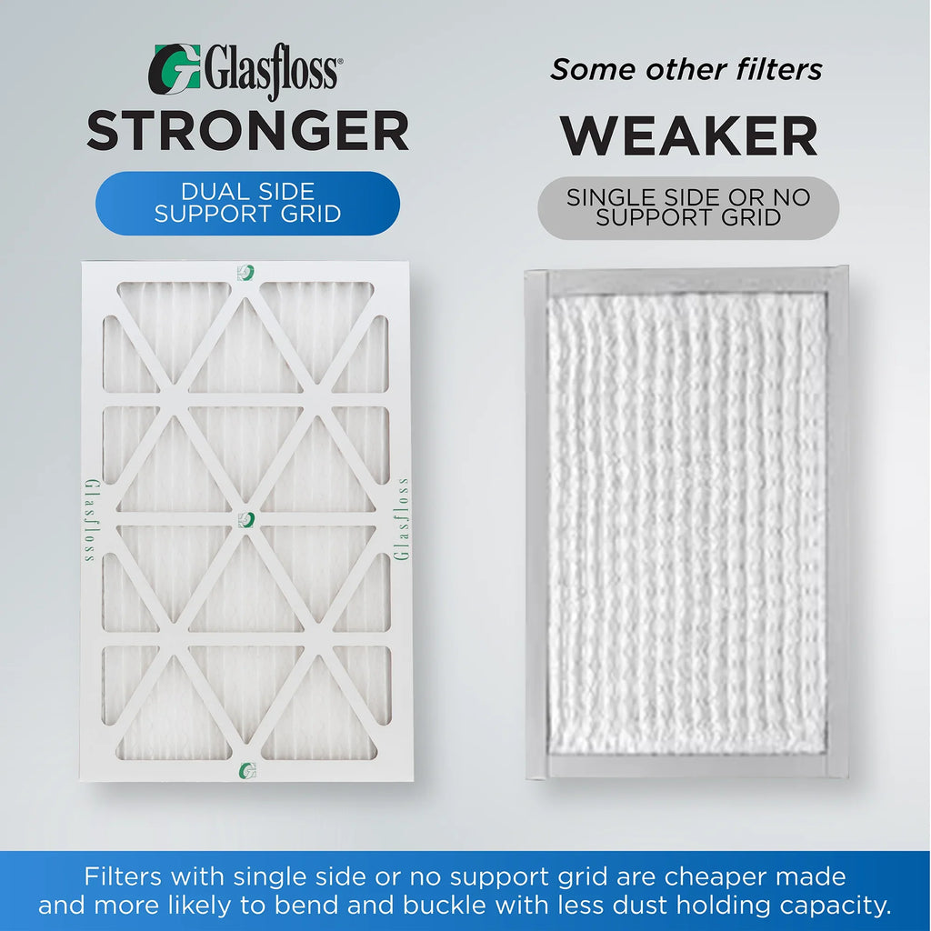 Pack x MERV x by dimension: Air Pleated Filters 19-1/2 12 Actual 7/8 of 12x20x1 11-1/2 Glasfloss. 13
