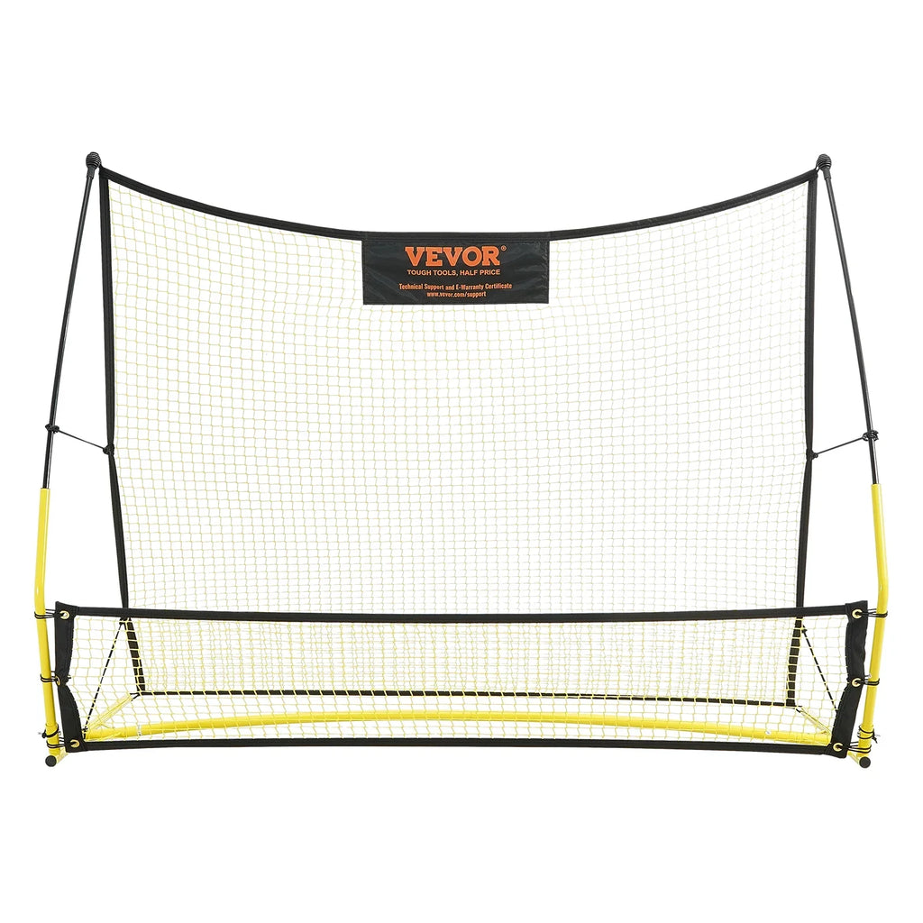 Bag Portable Portable 71"x40" Soccer 2--1 Net Soccer Trainer Rebounder
