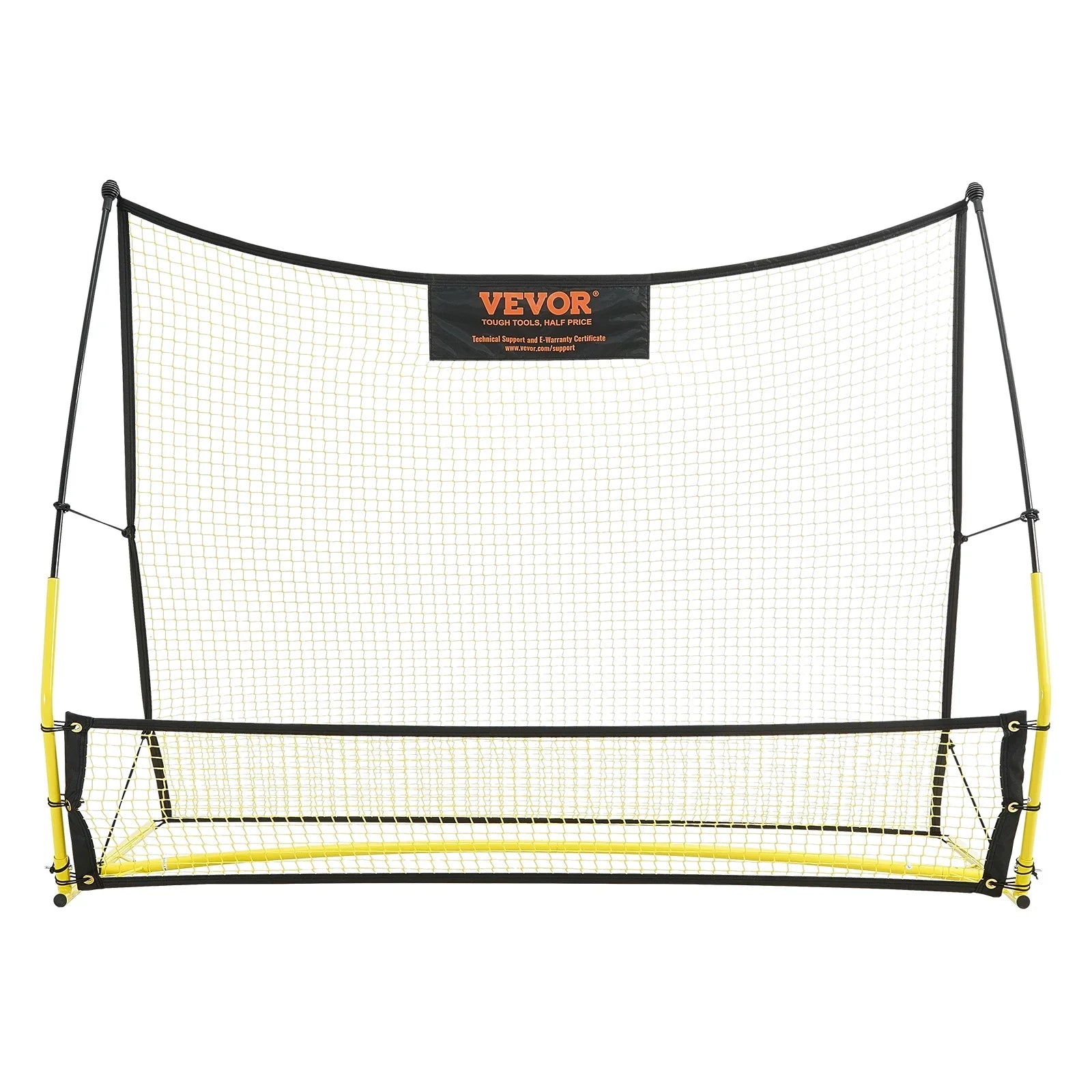 Bag Portable Portable 71"x40" Soccer 2--1 Net Soccer Trainer Rebounder