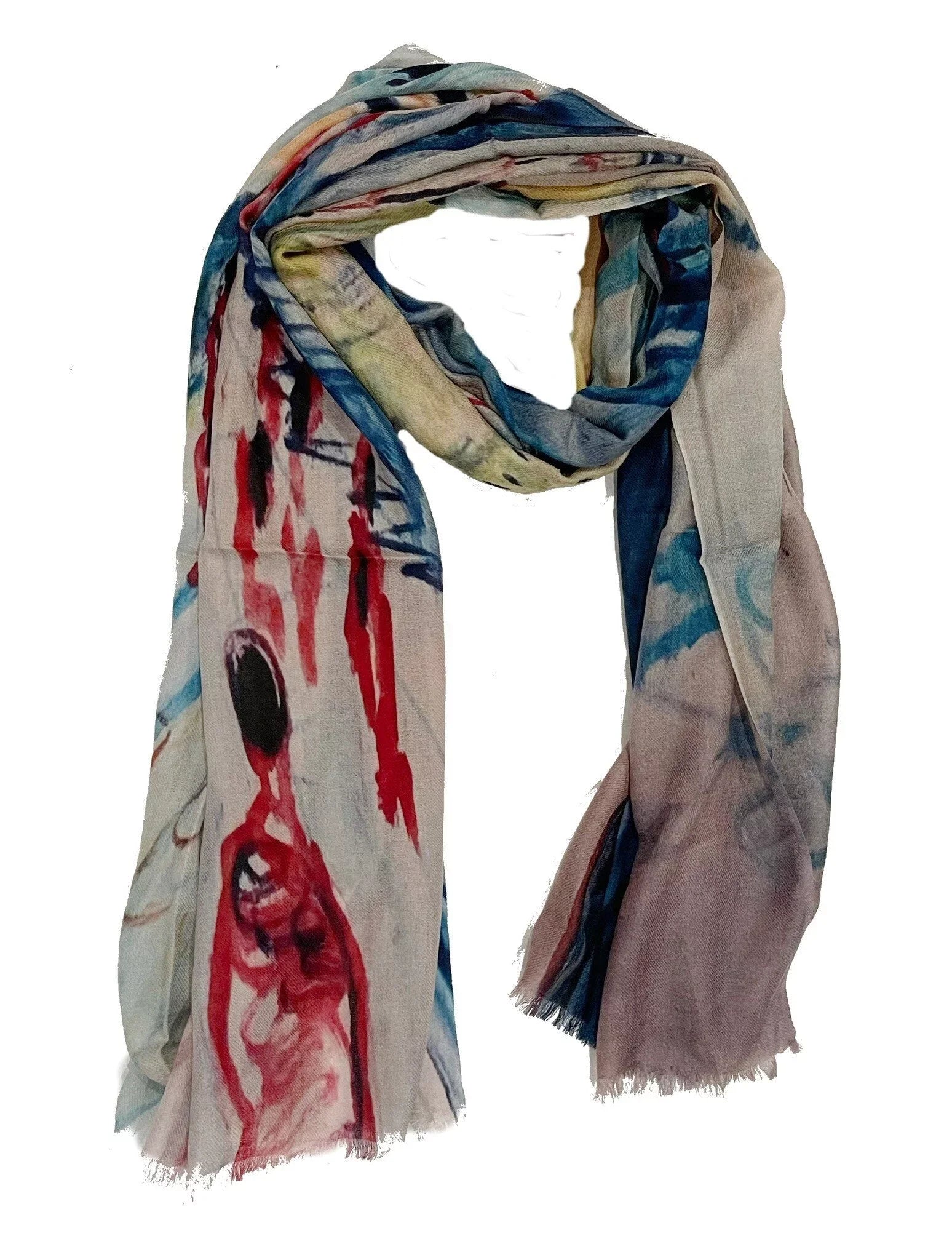 James by Cheung Cashmere/Wool Scarf Fifth Blend 01 Paul - Avenue
