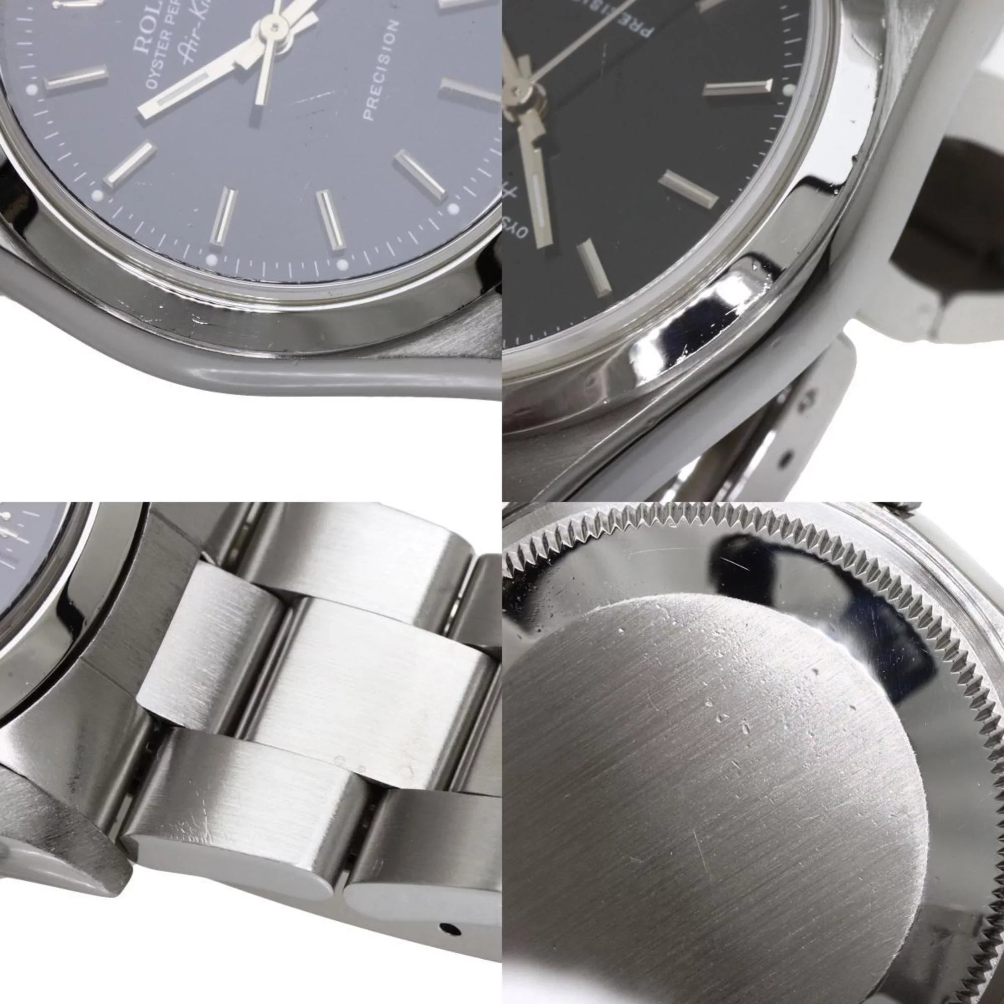 Steel Watch Rolex Men's 14000M Pre-Owned King (Good) Air Stainless
