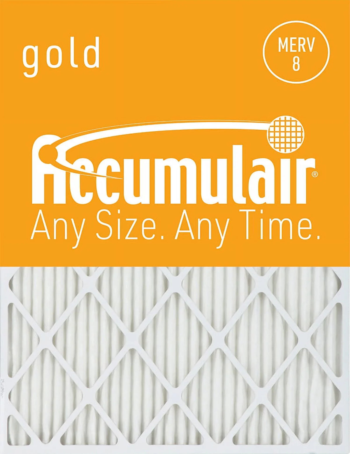 Filter 8 (4 20x20x2 Pack) Accumulair MERV Gold Air