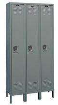 Locker,Lvrd,3 1 Wardrobe Tier,Gray Hallowell U3888-1HG Wide,