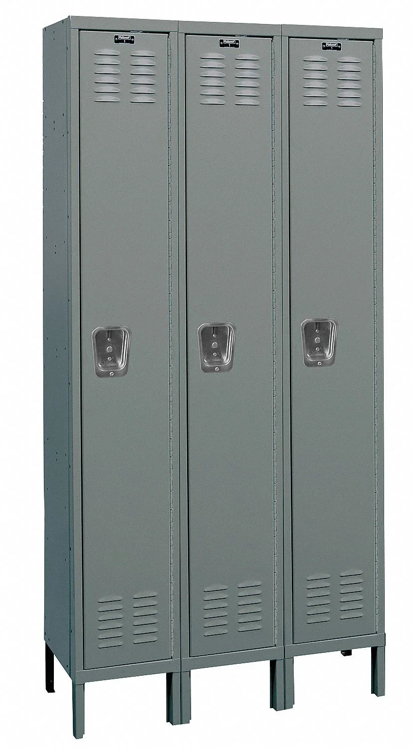 Locker,Lvrd,3 1 Wardrobe Tier,Gray Hallowell U3888-1HG Wide,