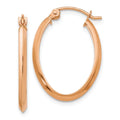 Tube Oval and Gold Rose for Polished Women Men Real Teens; 14kt and for Adults Earrings;